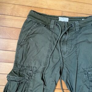 Denim & Supply Ralph Lauren Mens Green Cargo Pants Camo 32x32 Paint Splatter